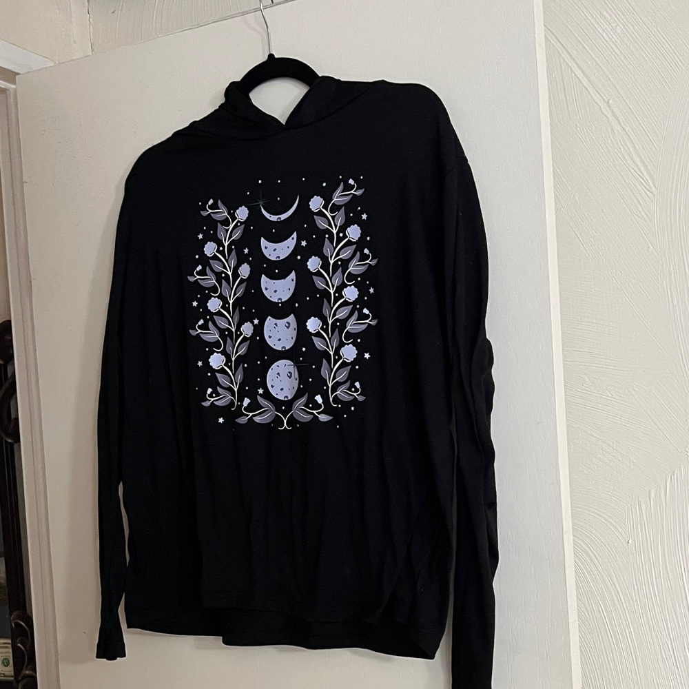 Black Moon Phase Hoodie